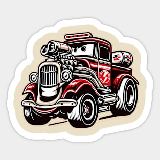 Cartoon car Sticker